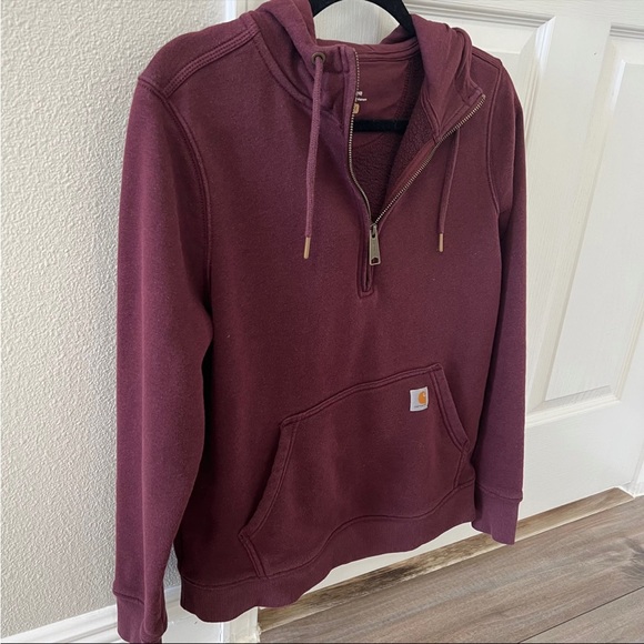 Carhartt 1/4 Zip Hooded Pullover - Picture 2 of 3